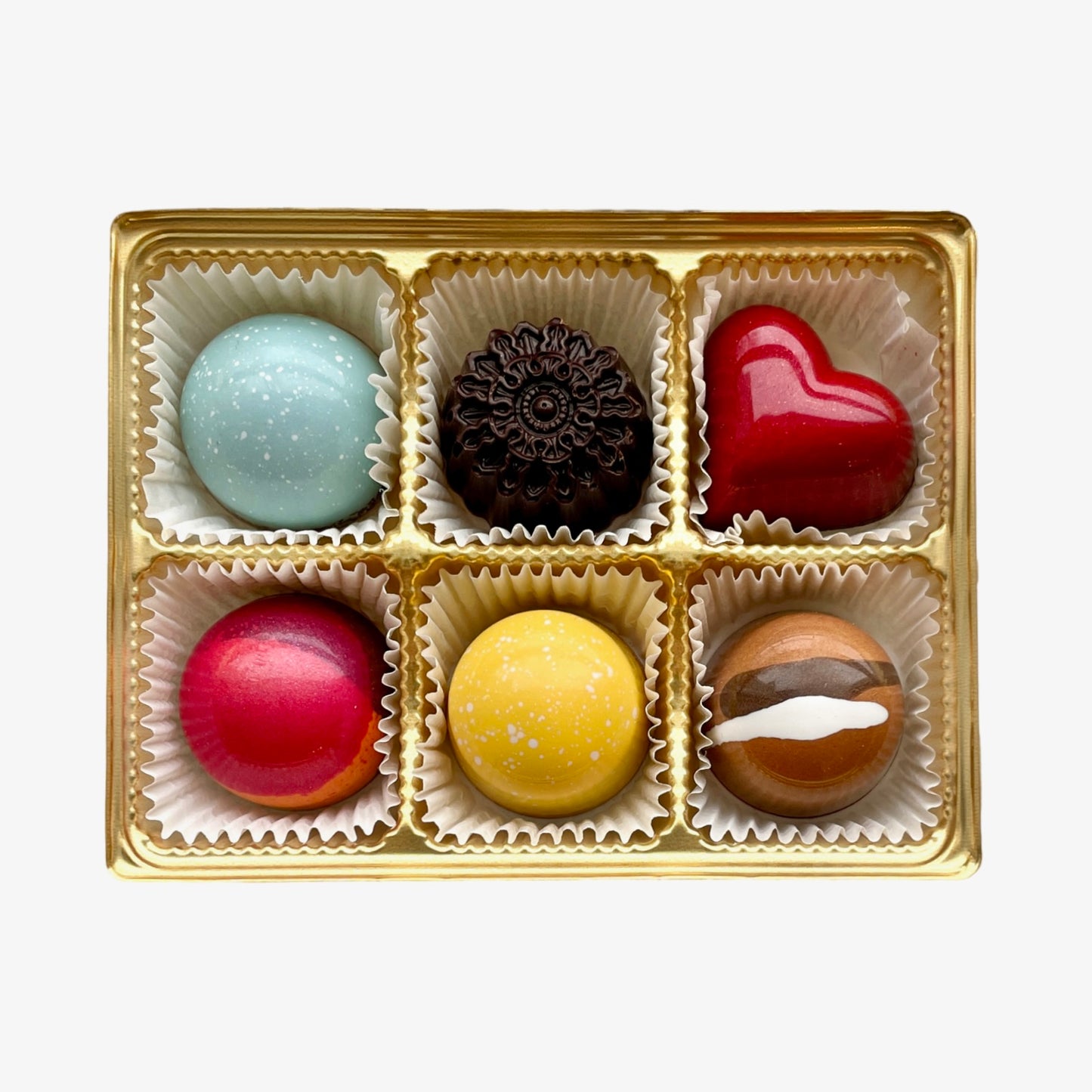 Handcrafted Bonbon Collection - Box of 6