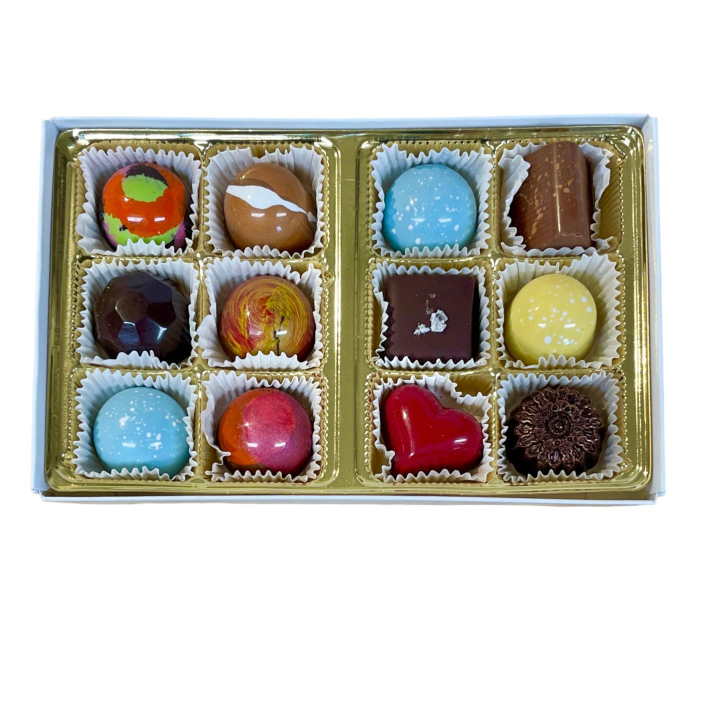 Handcrafted Bonbon Collection - Box of 12