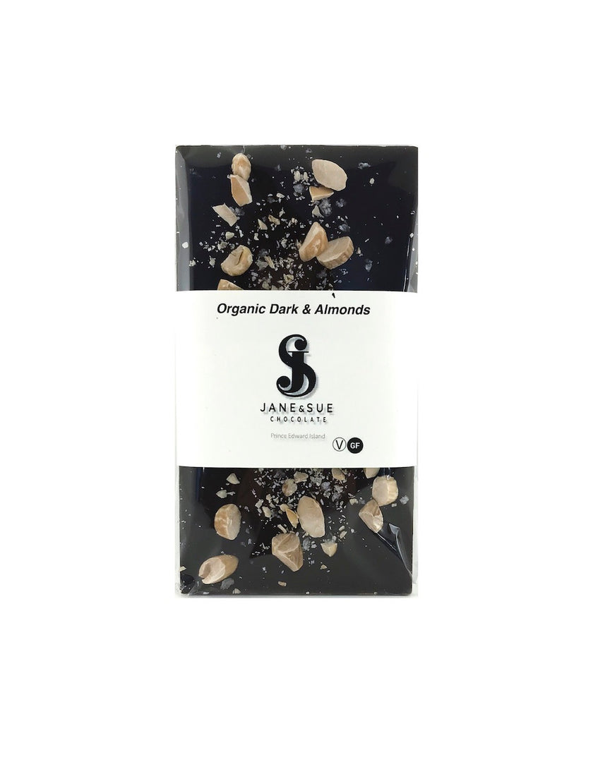 Organic Dark Chocolate with Almonds & Sea Salt